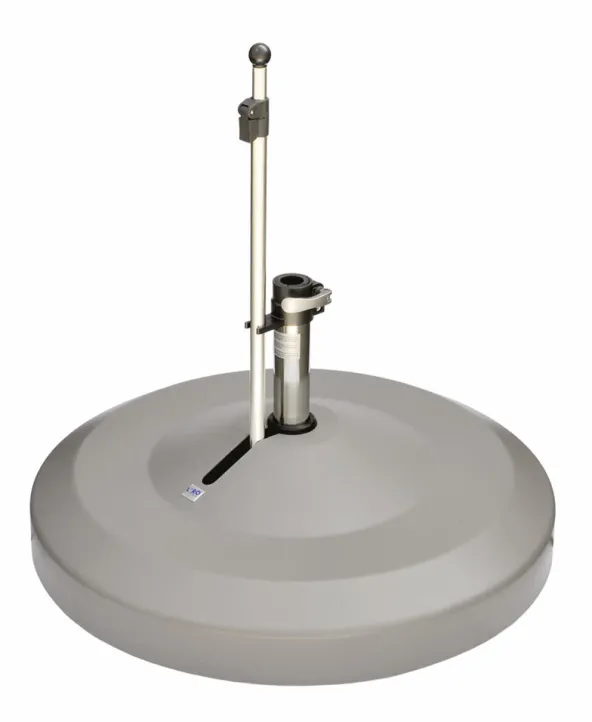 Schirmst�nder LIRO �Maxi 120K Kunststoff graphit� Schirmfu�, Schnellspanner